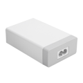 Miniatyrbilde 4 av 8: 8A 5-porters USB-skrivebordslader for hjemmekontor, hurtiglading av enheter (US 100V-240V) Hvit US