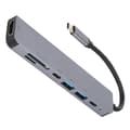 Miniatyrbillede 5 af 8: 7-i-1 Hub Type-C til HDMI +PD Multifunktionsadapter Hurtigopladningskonverter