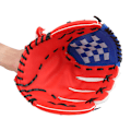 Pikkukuva 4 / 8: PU-nahkainen baseball-hansikas, harjoittelu- ja kilpailukäsineet lapsille (punainen, 11,5 tuumaa)