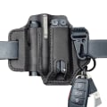 Miniatyrbild 1 av 8: EDC-organiser bältesögla läder multiverktygshållare för penna ficklampa verktyg och EDC-utrustning