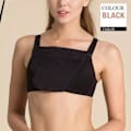 Pikkukuva 3 / 5: Pitsi Anti-Peep Clip-on Mock Camisole Bra naisille Musta