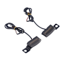 Pikkukuva 4 / 8: 1 Pari Virtaavaa Vilkkua 6 LED DC 12V Universaali Muutos M8 Moottoripyörä Skootteri