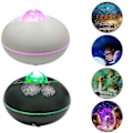 Miniatyrbillede 1 af 5: Stjerneprojektor Natlampe, LED Stjernelys Projektor, Galaxy Stjerneprojektor Lampe Hvid - Aespa5.29