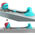 Miniatyrbild 1 av 4: Pet Molar Toy med sugkopp och rep - Multifunktionell hundtuggleksak för städning och underhållning