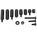 Miniatyrbild 7 av 8: Skruvmutterbultsats Set M3 Nylon Hex StandOff Sortimentssats Boxed Fastener Black