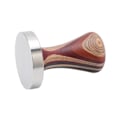 Miniatyrbillede 7 af 8: Farverig træ kaffepresser med flad bund i rustfrit stål til kaffeaccessories 58mm