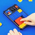 Miniatyrbilde 7 av 8: Skyvepuslespill Leker Bærbar Elektronisk Brettspill Leker Pedagogiske Leker Gave til Barn
