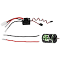Miniatyrbillede 2 af 5: 540 Børstemotor 20T med 1060 Børstet ESC 60A 2-3S til RC 1/10 Bil