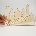 Pikkukuva 3 / 5: Muslim Eid puinen set – luova kodinsisustus- ja askartelulahja (4 osaa)