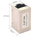 Pikkukuva 3 / 4: 5 kpl Cat6 A Ethernet-sovitinliitin Patch-kaapeli Rj45-sovitin Cat6 Lan-liitin Jatkojohto Lan-kaapeli Rj45-liitin