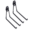 Miniatyrbilde 7 av 8: 2 stk garasjekroker Flerbruks veggfeste garasjeoppbevaringshengerorganisering med 2 kroker Style A 16,5 cm / 6,5 tommer
