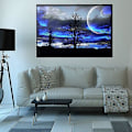 Pikkukuva 2 / 5: Aurora Tree Landscape 5D DIY- diamond painting , kodin seinäsisustus (30*40cm)
