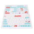 Miniatyrbild 7 av 8: PBT Keycaps 128 Keys Cartoon Whale Style Fadeless Hållbar PBT Enkel installation Mekaniska tangentbord Keycaps