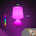 Miniatyrbilde 2 av 4: Bluetooth-høyttaler og LED-bordlampe med fjernkontroll for soverom og utendørs bruk