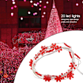 Miniatyrbild 4 av 8: 2M 20 LED Koppartråds Batteridriven Slinga Fe Lampa Jul Bröllopsdekor (Varm Vit)