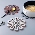 Miniatyrbillede 4 af 5: 4 stykker hule silicagel runde sil-gummiunderlag