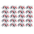 Miniatyrbilde 1 av 8: 20 stk Iron On Patch Brodert Spillekort Patch Applique for Clothes Dress Hat DIY Accessories