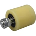Pikkukuva 2 / 5: M12 48 x 50 mm PP teräsrullalaakeriohjainpyörä 6201-laakeri-insertillä sähköoveen, 2 kpl