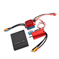 Miniatyrbild 3 av 8: 4400KV Borstlös Motor Set Aluminiumlegering Plast 35A Elektronisk Hastighetsregulator Programmeringskort för Traxxas 1/12 RC Bil