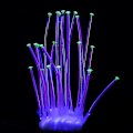 Miniatyrbillede 2 af 2: Akvarium Simulation Koraller Havpiggesvin, Silikon Fluorescerende Koralglow Ornamenter Fiskekum Landskab