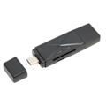 Miniatyrbillede 3 af 8: Hukommelseskortlæser Bærbar Mini 3 i 1 USB C USB 2.0 Micro USB Storage Card Reader med 3 stik
