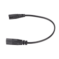 Pikkukuva 2 / 8: IEC320 C8 - IEC320 C7 jatkojohto, virtapistokkeen sovitin kannettaville tietokoneille, kaiuttimille, LCD-näytöille, tulostimille, 0,3 m / 1,0 jalkaa