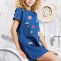 Miniatyrbillede 4 af 5: Lilla Space Planet Rabbit Iron-on Patch Sæt - 21 stk