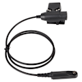 Miniatyrbillede 4 af 8: U94 PTT-adapterkabel 35,4 tommer Walkie Talkie Headset-forbindelseskabel Passer til Baofeng UV9R UV 9R Plus UV XR BF A58