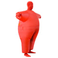 Miniatyrbild 5 av 8: Uppblåsbar helkroppsdräkt Sumokläder Walking Doll Funny White för höjd 1,6 m - 2,2 m