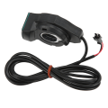 Miniatyrbillede 5 af 8: Elektrisk cykel Tommelfingergashastighed Styrende Controller Fingergas accelerator med rødt display