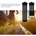 Miniatyrbilde 3 av 8: Silikon sportsarmband erstatning for Fitbit ionic farge stropp svart og grå