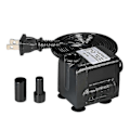 Miniatyrbillede 1 af 5: 450L/H 6W Undervandspumpe til Akvarium Bordplade Fontæner Dam Vandhaver og Hydroponiske Systemer med 2 Dyser AC220-240V EU-stik