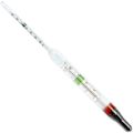 Miniatyrbillede 1 af 5: Marint saltvandsakvarieglasflydehydrometer med termometer