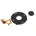 Miniatyrbillede 3 af 8: Hovedtelefon lydstik Klikhjul Vælg knap Flex kabel til iPod Video 5th / 5.5 GenBlack