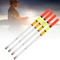 Miniatyrbilde 6 av 8: 10 stk holdbare fiskeflåter Bobber Stick Tube Multi Purpose Fish Feed Baits Tilbehør Kit (3.0 hvit)