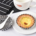 Miniatyrbild 2 av 5: 10 st Äggtarteform Återanvändbar Muffinsform i Rostfritt Stål för Bakning Non-stick Mini Tartelettformar