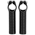 Miniatyrbillede 4 af 8: 1 par 7075 aluminiumslegering cykelstyr Grip Bike Bar End Styrender til Road Mountain Bikes sort