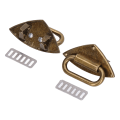 Miniatyrbillede 6 af 8: Taskespænde Stabil Robust Holdbar Udsøgt smuk dekorativ pung Hardware til gør-det-selv-tasker HåndtaskerBronze