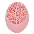 Miniatyrbilde 5 av 8: Desktop kosmetisk børste Tørkeholder Organizer Stativ Profesjonell myk silikon makeup børste rengjøringsmatte Rosa