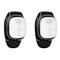 Miniatyrbillede 1 af 5: Reflekterende USB Genopladeligt LED Lys Løbeudstyr - 2 stk. Udendørs Nat Clip Lys