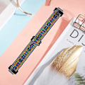 Miniatyrbillede 3 af 5: Fitbit Inspire 3 Nylon Flettet Elastisk Solo Loop Sport Rem Sort - 44