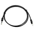 Miniatyrbillede 1 af 5: 1m 3ft Toslink Til Mini Jack 3.5mm Digital Optisk Spdif Lydkabel Guldbelagt