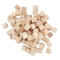 Miniatyrbilde 6 av 8: 100 stk tre terninger furukvadrat blanke blokker for DIY håndverk tidlig barndom puslespill leketøy 10mm
