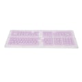 Miniatyrbilde 3 av 8: PBT Pudding Keycaps 129 Taster Translucent OEM Høyde Doubleshot Injeksjon DIY Keycaps For Mekaniske Tastaturer Lilla