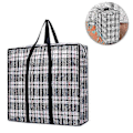 Miniatyrbillede 2 af 4: 70*70*30cm Stor Opbevaringspose Med Holdbar Lynlås (sæt Med 1) Sort