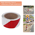 Miniatyrbilde 2 av 5: 10m X 5cm Sikkerhetsvarslingstape Reflekstape Selvklebende Tape Refleksstripe Trafikkrefleks Zekai