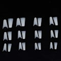Miniatyrbillede 3 af 8: 504 stk. Professionelle Bærbare Neglekunst Tip Falske Negle Patch DIY Manicure Værktøj Naturlig