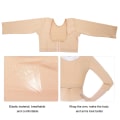 Miniatyrbilde 7 av 7: Kvinner Posture Shaper Overarm Shaper Shapewear Compression Sleeves Posture CorrectorM M code