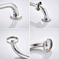 Pikkukuva 3 / 5: Ruostumattomasta teräksestä valmistettu seinään kiinnitettävä wc-käsijohde - 40 cm