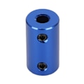 Miniatyrbillede 3 af 8: 5 stk. 3D-printer steppermotor aluminiumlegering hjul kobling aksel stiv kobling 5*8mm